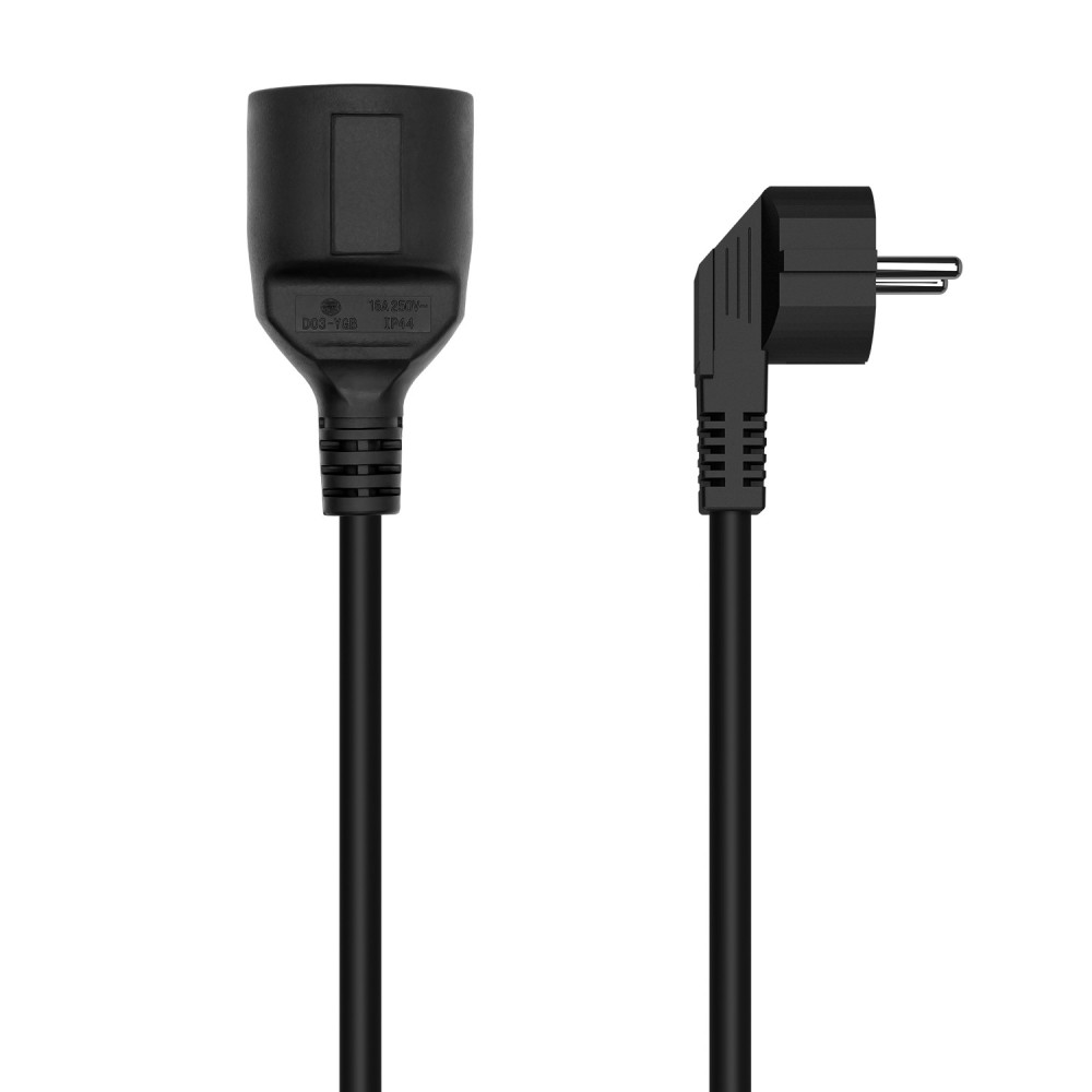 CABLE ALIMENTACION SCHUKO CEE7M-CEE7H NEGRO 10M AISENS A132-0603