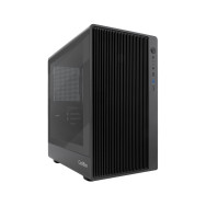 CAJA MICRO-ATX COOLBOX GAMING GM350 DARKFACE SIN FUENTE C.T.AHUMADO NEGRA