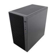 CAJA MICRO-ATX COOLBOX GAMING GM350 DARKFACE SIN FUENTE C.T.AHUMADO NEGRA
