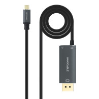 CABLE CONVERSOR USB-C-M A DP V1.4 8K60HZ USB-C PD100W 1.8M NANOCABLE 10.15.5012
