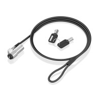 CABLE SEGURIDAD TIPO NANOCERRADURA DE LLAVE PORTATIL 1.5M AISENS ASLK-D45K06-BK