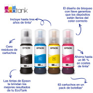 BOTELLA TINTA T00P240 ( 104 ) (CIAN) EPSON ET-2710 , ET-2711
