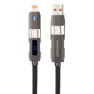 CABLE USB-C+USB-A M-LIGHTNING+USB-C M DISPLAY 1M NANOCABLE 10.01.2501
