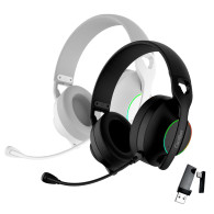AURICULAR COOLBOX INALAMBRICOS GAMING MULTIDISPOSITIVO MICRO WB01 RGB BLANCO