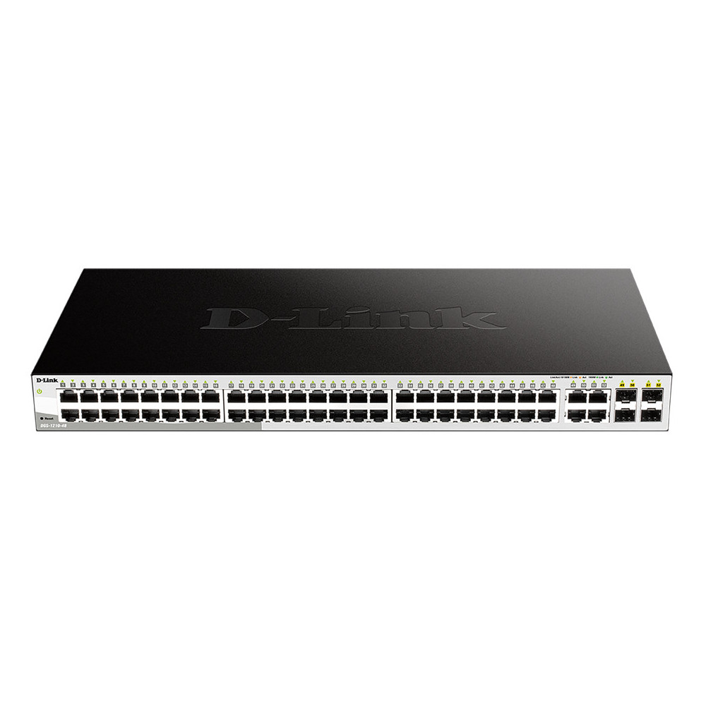 SWITCH D-LINK 48P DGS-1210-48 E 10 100 1000 4Cb1000BASET SFP