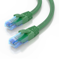 CABLE RED LATIGUILLO RJ45 CAT.6 UTP AWG26 CCA VERDE 30CM AISENS A135-0806