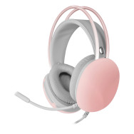 URICULARES GAMING CON MICROFONO MARS GAMING MHGLOW JACK 3.5 ROSA