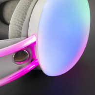URICULARES GAMING CON MICROFONO MARS GAMING MHGLOW JACK 3.5 ROSA