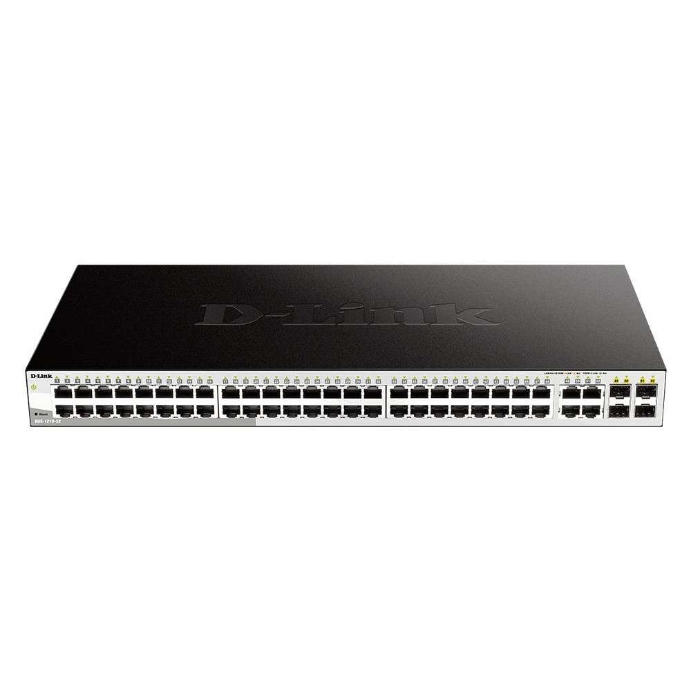 SWITCH D-LINK 52P DGS-1210-52 E 10 100 1000 4Cb1000BASET SFP LAYER 2 SMARTIII