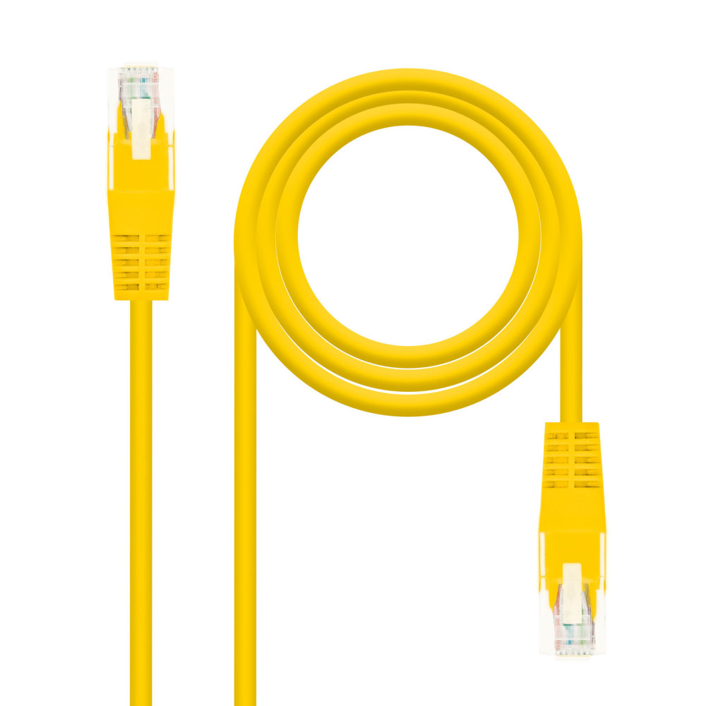 CABLE RED LATIGUILLO RJ45 CAT.6 UTP AWG24 AMARILLO 30 CM 10.20.0400-L30-Y