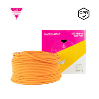 CABLE RED LSZH CAT.7 600MHZ SFTP PIMF AWG23 100 M NANOCABLE 10.20.1700-100