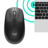 RATON LOGITECH INALAMBRICO M190 USB GRIS MARENGO 910-005905
