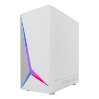 CAJA ATX COOLBOX GAMING GA450B STARTLIGHT WHITE SIN FUENTE CRISTAL TEMPLADO ARGB