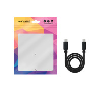CABLE USB-C 2.0 3A USB-CM-USB-CM 1.5M NANOCABLE NEGRO 10.01.2301-L150