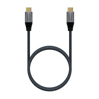CABLE USB 3.2 GEN2x2 20GBPS 100W E-MARK USB-CM-USB-CM GRIS 1.0M AISENS A107-0671