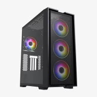 TORRE HIDITEC H2 AIR ARGB NEGRO SIN FUENTE
