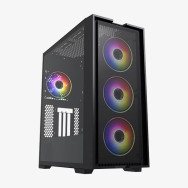 TORRE HIDITEC H2 AIR ARGB NEGRO SIN FUENTE