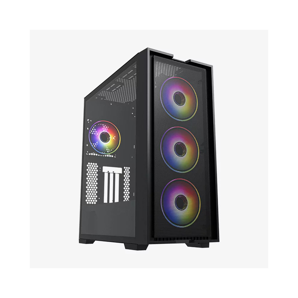 TORRE HIDITEC H2 AIR ARGB NEGRO SIN FUENTE