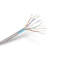 CABLE RED RJ45 CAT.6 FTP RIGIDO AWG24 GRIS 100M AISENS A136-0281