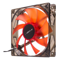 VENTILADOR CAJA ADICIONAL 12X12 UNYKA LED ROJO GAMING 51792