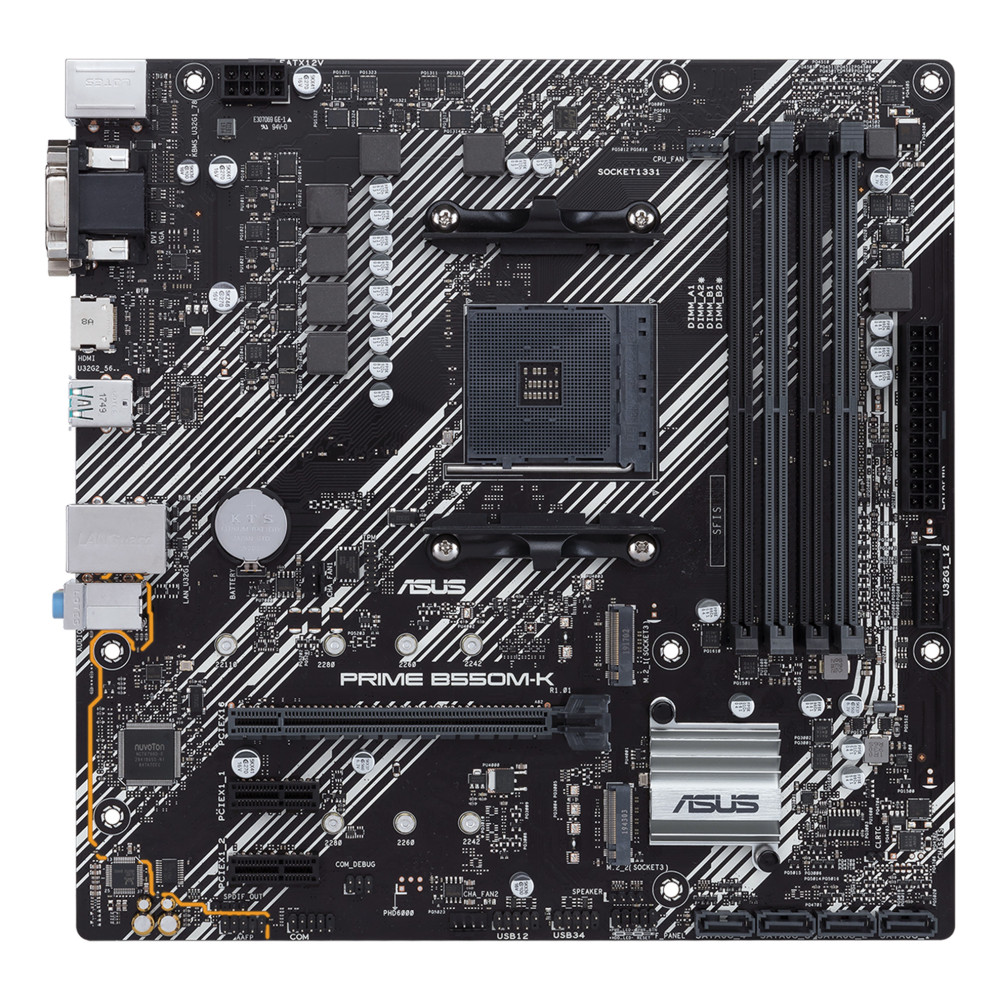 Placa Base Asus Prime B550M-K Socket AM4