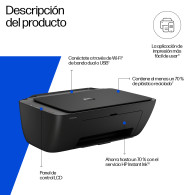 IMPRESORA HP DESKJET MULTIFUNCION 2920 WIFI NEGRA 89F97B(308)