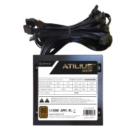 FUENTE ALIMENTACION ATX 500W UNYKA GAMING ATILIUS II 85% Eficiencia 120mm 212501