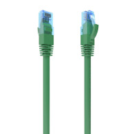 CABLE RED LATIGUILLO RJ45 CAT.6 UTP AWG26 CCA VERDE 0.5M AISENS A135-0807