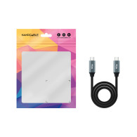 CABLE USB 3.2 GEN2x2 100W 4K 60Hz USB-C M M 1.5 M NANOCABLE 10.01.4301-L150
