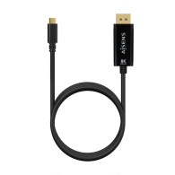 CABLE CONVERSOR USB-C A DISPLAYPORT 8K60HZ USBCM-DPM NEGRO 1.8M AISENS A109-0689