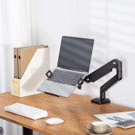 SOPORTE PORTATIL 12-17 PARA MONTAJE EN SOPORTE MONITOR NEGRO AISENS DTLTA01-215