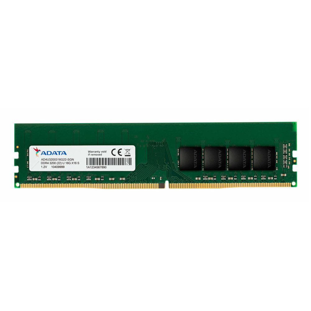 MEMORIA DDR4 16GB PC4-25600 3200MHZ ADATA 1.2V NO ECC AD4U320016G22-SGN