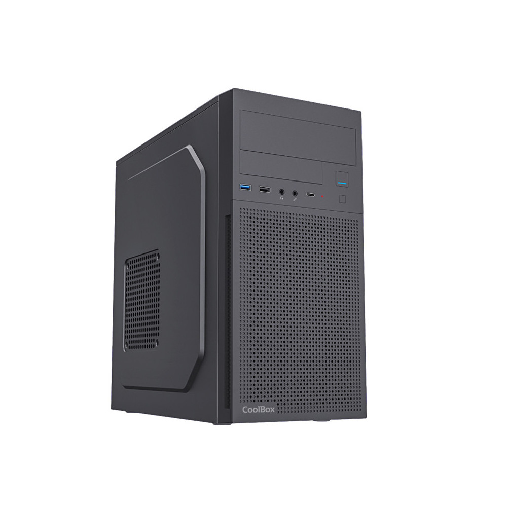 CAJA MICRO-ATX COOLBOX M680 USB-C 3.2 GEN1 USBA (FUENTE BASIC500) COO-PCM680-1