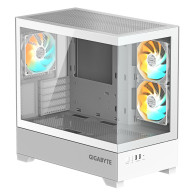 CAJA MICRO-ATX SEMITORRE GIGABYTE AORUS C201W ICE PANORAMICA GLASS USB 3.0 BLANCA