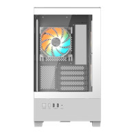 CAJA MICRO-ATX SEMITORRE GIGABYTE AORUS C201W ICE PANORAMICA GLASS USB 3.0 BLANCA
