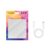 CABLE USB 3.1 GEN2 10Gbps 3A USB-C M-A M BLANCO 2M NANOCABLE 10.01.4002-W