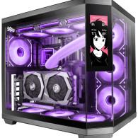 SEMITORRE GAMING ATX MARS GAMING MC3TCORELCD SIN FUENTE NEGRO