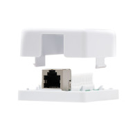 ROSETA DE SUPERFICIE PARA RJ45 CAT.6 FTP 1 TOMA BLANCONANOCABLE 10.21.1601