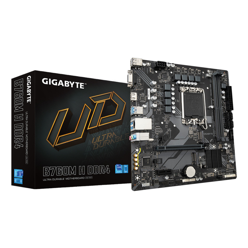 PLACA BASE GIGABYTE B760M H DDR4 MICROATX SOCKET 1700
