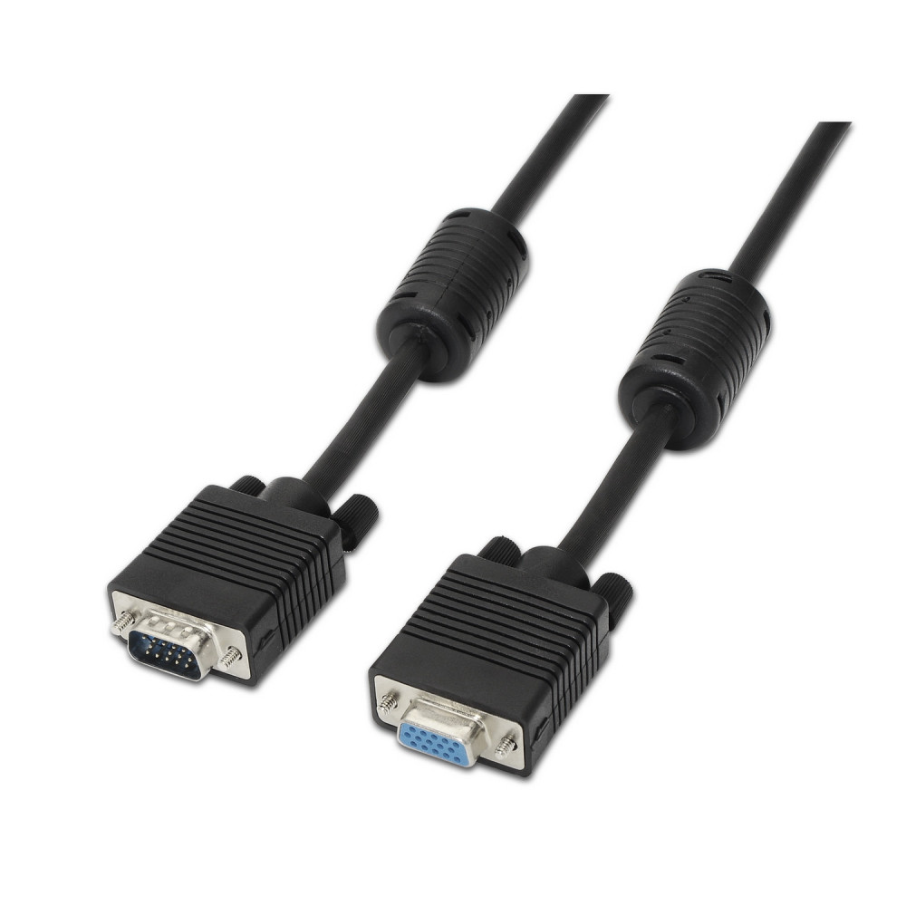 CABLE SVGA FERRITA HDB15M-HDB15H NEGRO 1.8M AISENS A113-0078