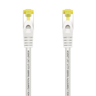 CABLE RED LATIGUILLO RJ45 LSZH CAT.7 SFTP AWG26 BLANCO 0.25M AISENS A146-0488