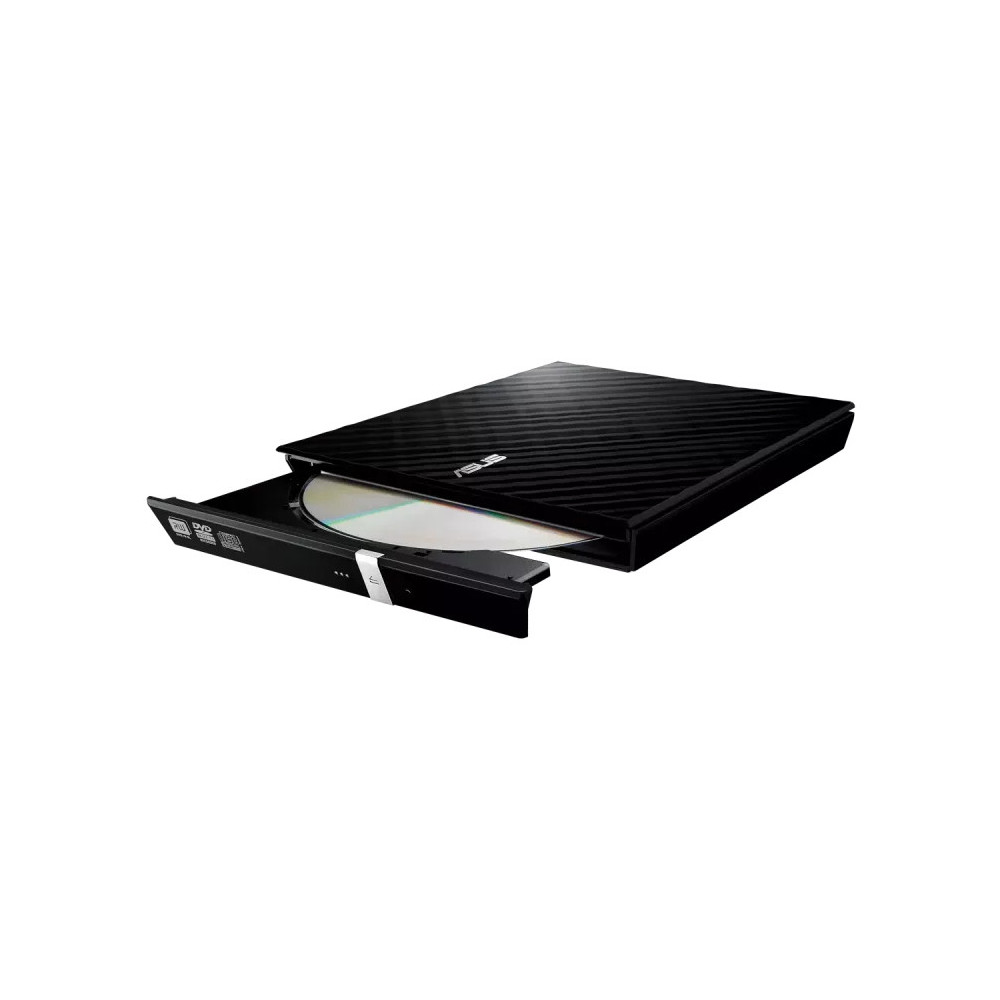 REGRABADOR EXTERNO DVD ASUS SDRW-08D2S-U LITE (NEGRO)(SLIM)(USB)
