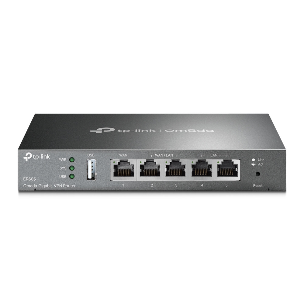 ROUTER TP-LINK OMADA ER605 VPN SAFE STREAM 1PWAN GB 2WANLANB GB
