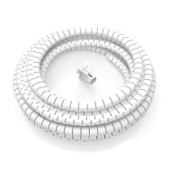 ORGANIZADOR DE CABLE EN ESPIRAL 25MM BLANCO 3.0M AISENS A151-0919