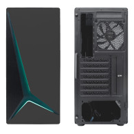 CAJA ATX COOLBOX GAMING GA450B STARTLIGHT BLACK SIN FUENTE CRISTAL TEMPLADO ARGB