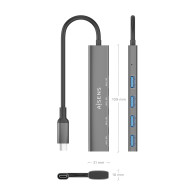 HUB USB-C AISENS A109-0943 4 USB 3.0