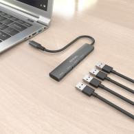 HUB USB-C AISENS A109-0943 4 USB 3.0