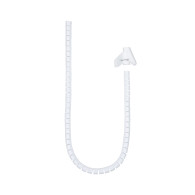 ORGANIZADOR DE CABLES FLEXIBLE 25MM 1 M BLANCO NANOCABLE 10.36.0001-W