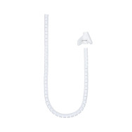 ORGANIZADOR DE CABLES FLEXIBLE 25MM 1 M BLANCO NANOCABLE 10.36.0001-W
