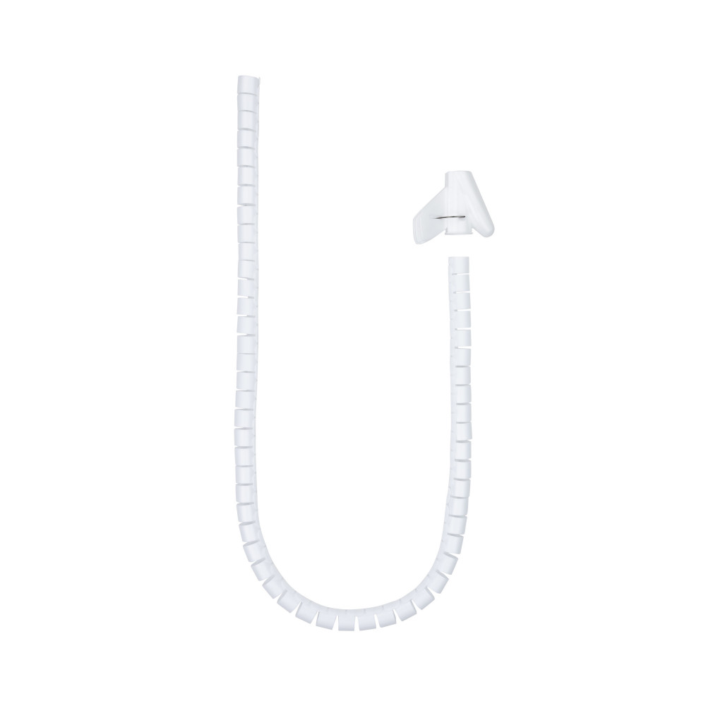 ORGANIZADOR DE CABLES FLEXIBLE 25MM 1 M BLANCO NANOCABLE 10.36.0001-W